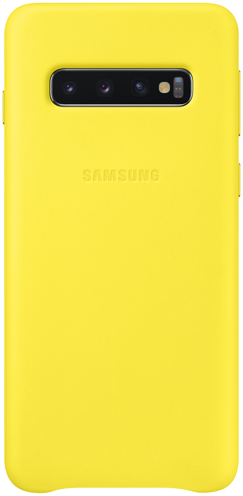 Чехол (клип-кейс) для Samsung Galaxy S10 Silicone Cover желтый