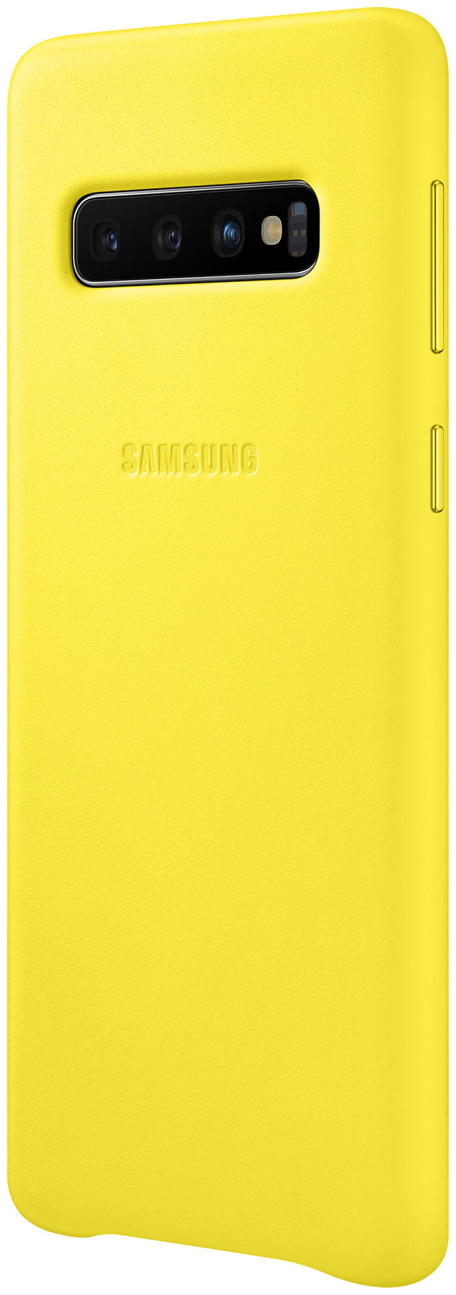 Чехол (клип-кейс) для Samsung Galaxy S10 Silicone Cover желтый
