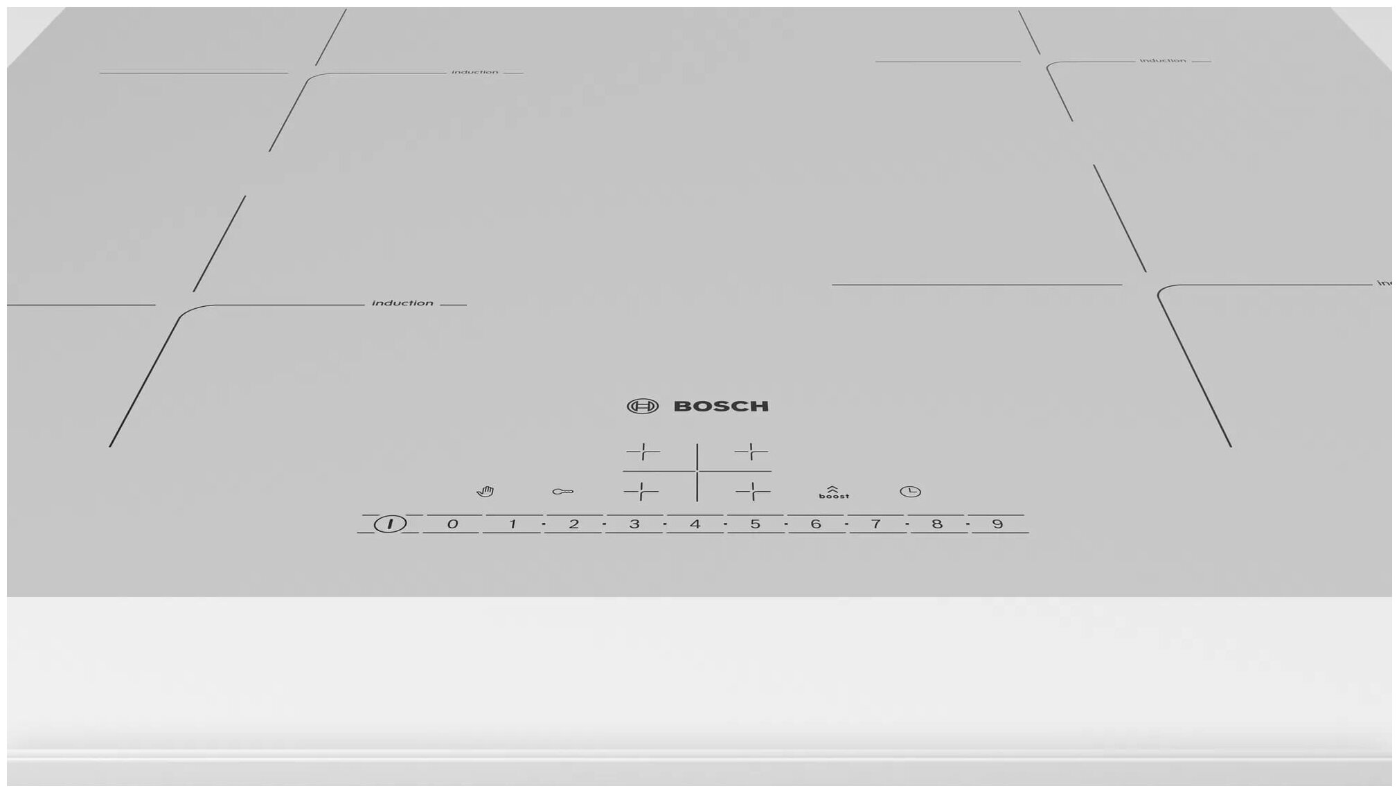 Индукционная варочная панель Bosch PUE612FF1J, белый