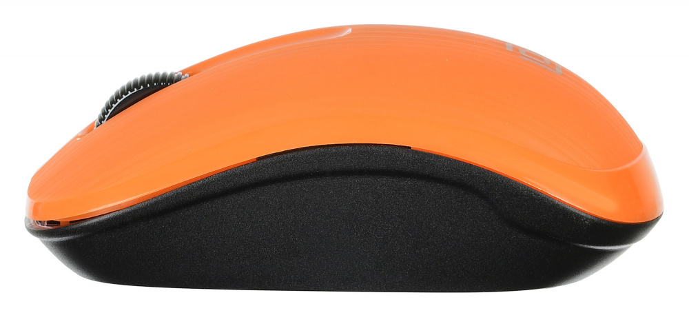 Мышь Oklick 525MW черный/оранжевый оптическая (1000dpi) беспроводная USB для ноутбука (3but)
