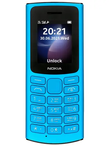 Телефон Nokia 105 DS голубой
