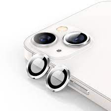Защитные линзы Breaking для камеры iPhone 14/14 Plus (Серебристый)