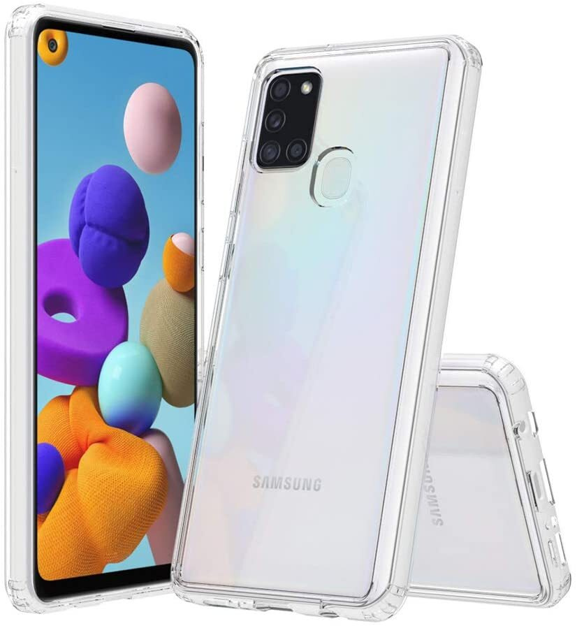 Чехол-силикон 0.3mm creative Samsung A21S (2020) белый