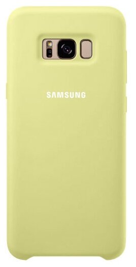 Чехол-накладка Silicone Cover зеленый Samsung Galaxy S8+