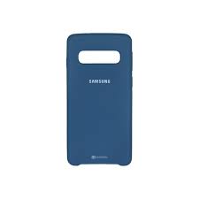 Задняя накладка Samsung Galaxy S10 Plus Silicon Сase Темно-синий