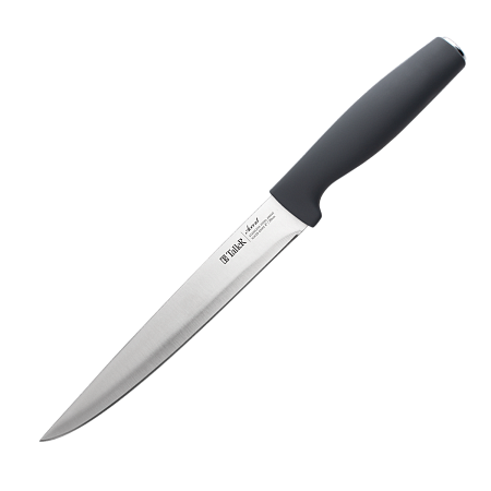 Нож для нарезки Taller 22083, черный/серебристый