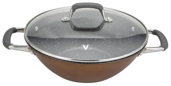 Сковорода-вок Vitesse VS-2335 30 см с крышкой