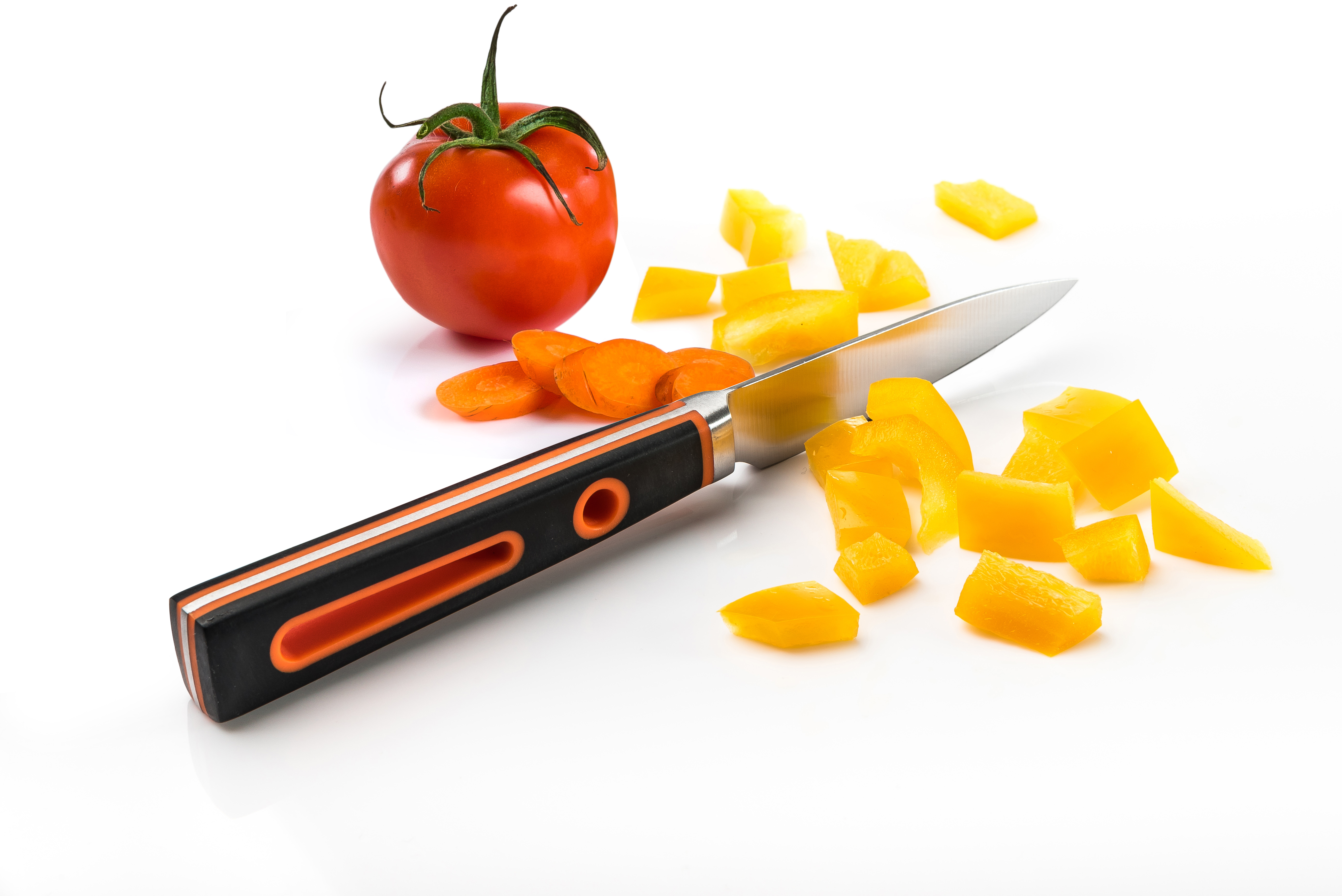 Нож для чистки Taller 22069, черный, оранжевый