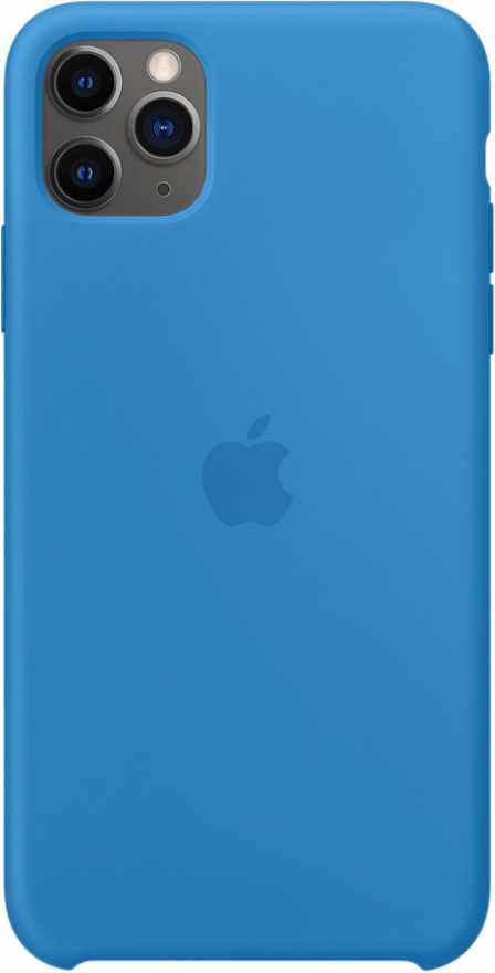 Силикон Apple iPhone 11 Pro Max New Матовый синий
