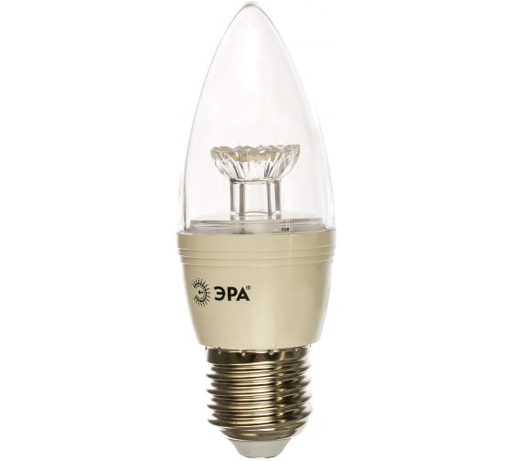 Лампа светодиодная  ЭРА LED smd B35-7w-840-E27-Clear