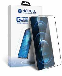 Стекло защитное MOCOLL, полноразмерное для iPhone 12 Pro Max 2,5D (серия Platinum) матовое