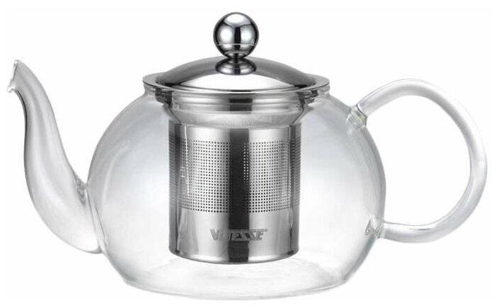 Vitesse Заварочный чайник VS-1695 1.2 л прозрачный
