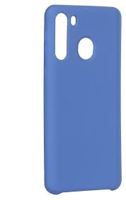 Задняя накладка Samsung Galaxy A21A31 Soft Touch Синий