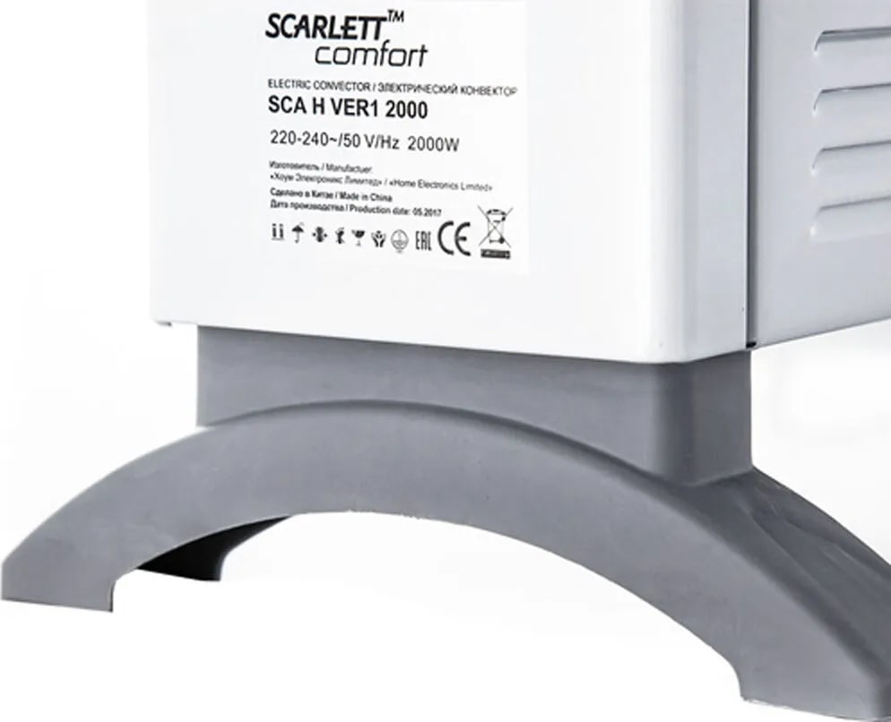 Конвектор Scarlett SCA H VER1 2000, белый