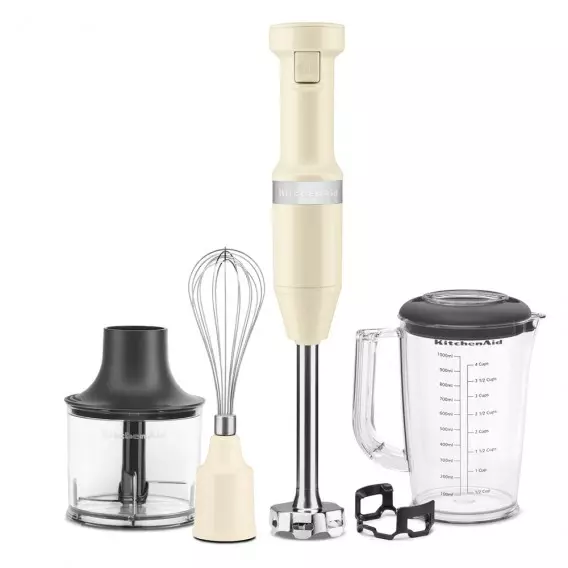 Погружной блендер KitchenAid 5KHBV83EAC кремовый 