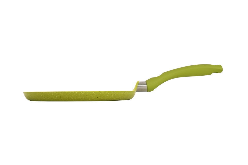 Kukmara Сковорода блинная 220мм с ручкой, АП линия "Trendy style" (lime) сб220tsl, зеленый