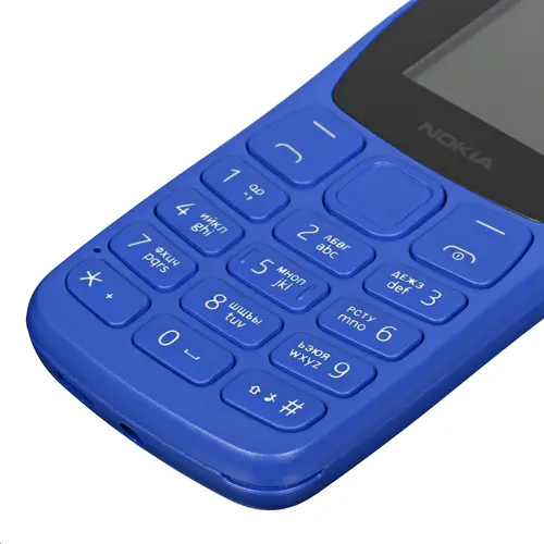 Телефон Nokia 105 SS голубой