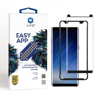 Защитное стекло Samsung Galaxy Note 8 Lito Easy-App Черный