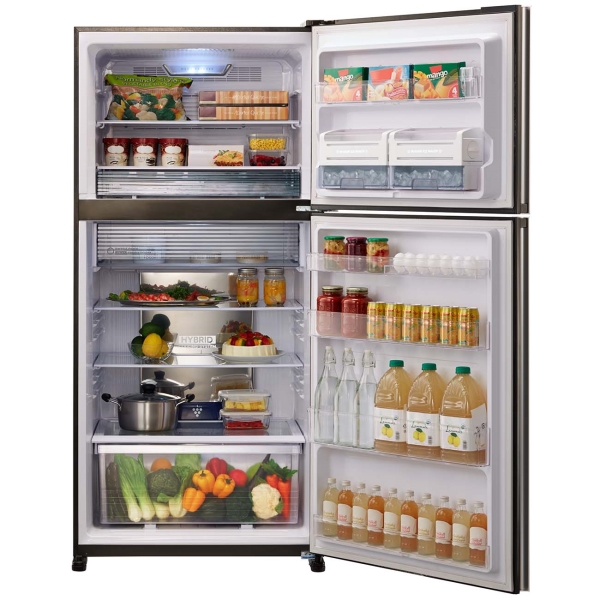 Холодильник SHARP SJXG60PGRD, бордовый