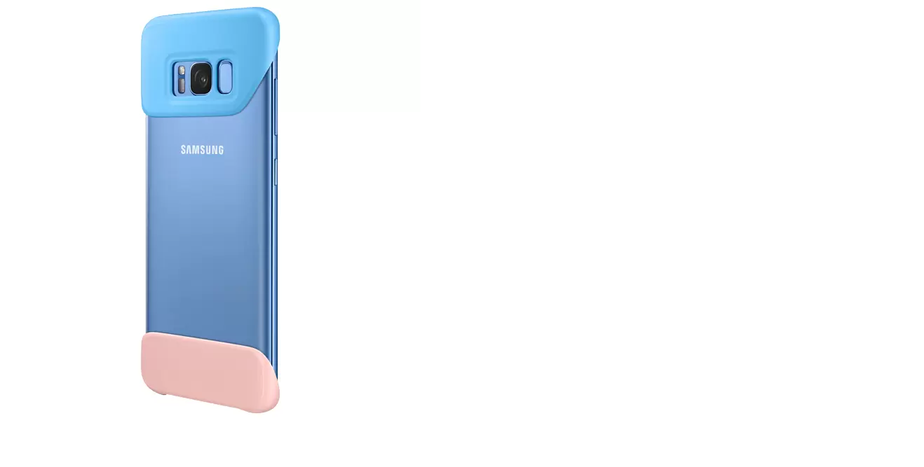 Samsung Бампер Galaxy S8+ 2Piece Cover голубой/персиковый (EF-MG955CLEGRU)