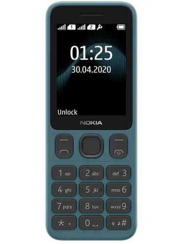 Телефон Nokia 125 DS голубой