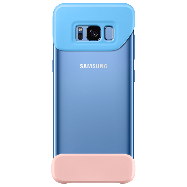 Samsung Бампер Galaxy S8+ 2Piece Cover голубой/персиковый (EF-MG955CLEGRU)