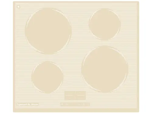 Стеклокерамическая варочная панель Zigmund & Shtain CI 31.6 I, бежевый