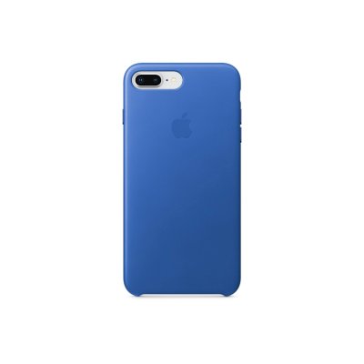 чехол APPLE Кожаный Apple Leather Case для iPhone 8 Plus/7 Plus, цвет (Electric Blue) синий аргон