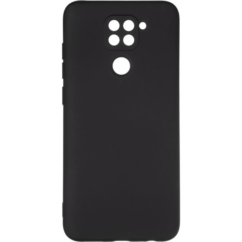 Силикон Xiaomi Redmi Note 9 Матовый черный