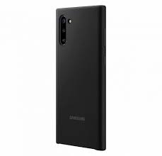 Задняя накладка Samsung Galaxy Note 10+ Silicon Case Черный