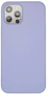 Накладка силиконовая Breaking Soft Touch с микрофиброй для iPhone 14 (Фиолетовый)