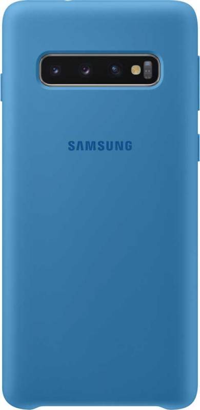 Чехол (клип-кейс) для Samsung Galaxy S10 Silicone Cover синий