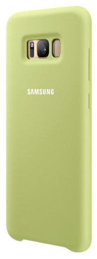 Чехол-накладка Silicone Cover зеленый Samsung Galaxy S8+