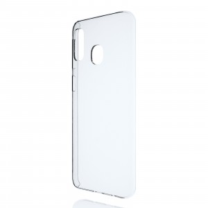 Силикон Прозрачный 0.5 мм Samsung A40 2019 белый