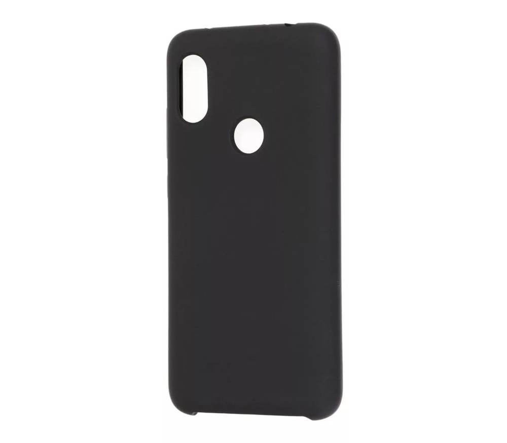 Силикон Redmi 7 Leather Case ткань черный
