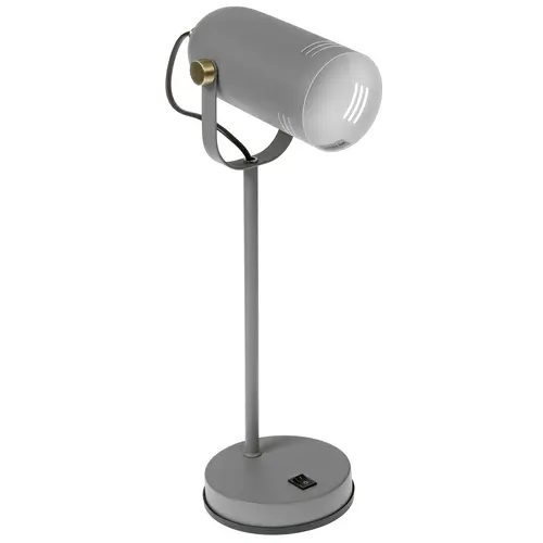 ЭРА наст.светильник N-117-Е27-40W- GY серый