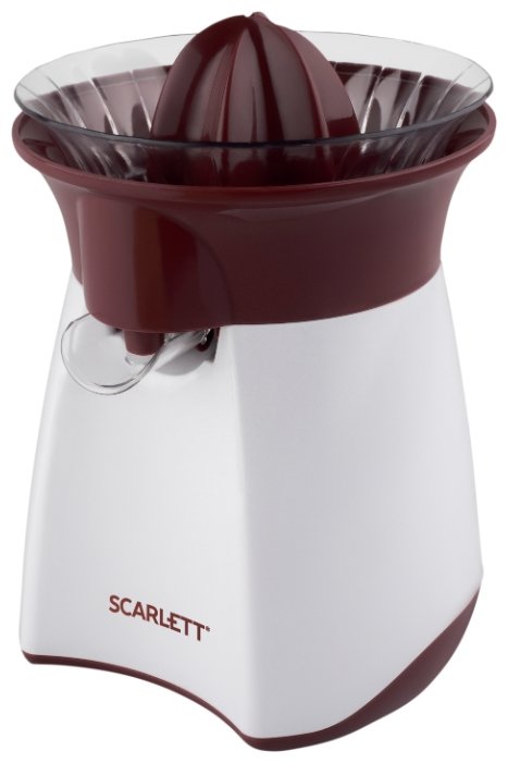 Соковыжималка Scarlett SC-JE50C07, белый/красный
