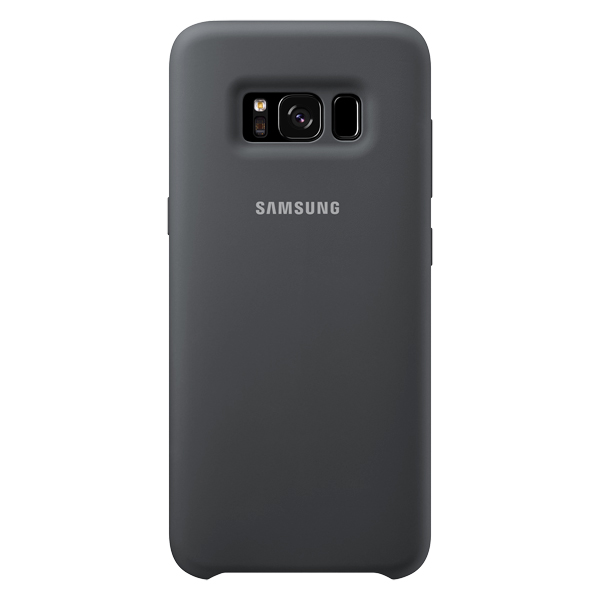 Чехол Silicone Cover темно-серый для Samsung Galaxy S8