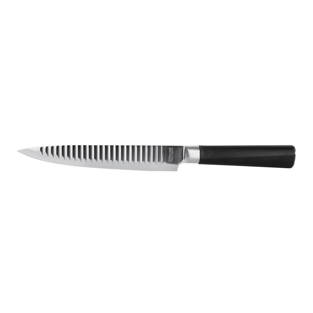 Разделочный нож Rondell 681-RD Flamberg 20 см, черный