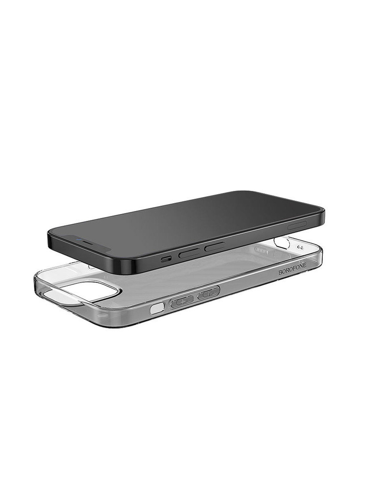 Силикон Apple iPhone 12 5.4 Borofone черный