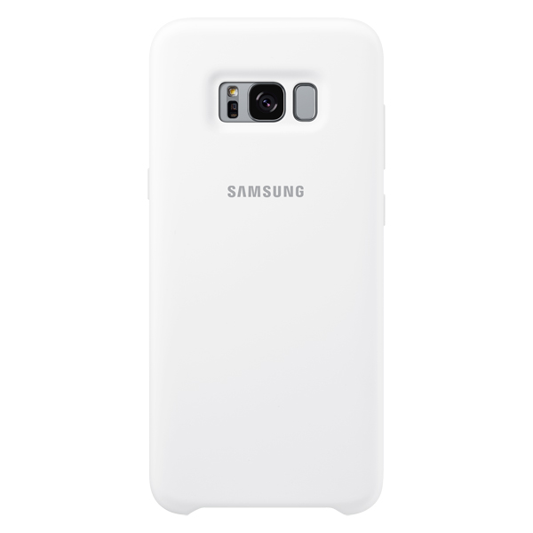 Чехол Silicone Cover белый для Samsung Galaxy S8 Plus