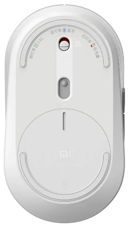 Мышь Mi Dual Mode Wireless Mouse Silent Edition (White) беспроводная, белый