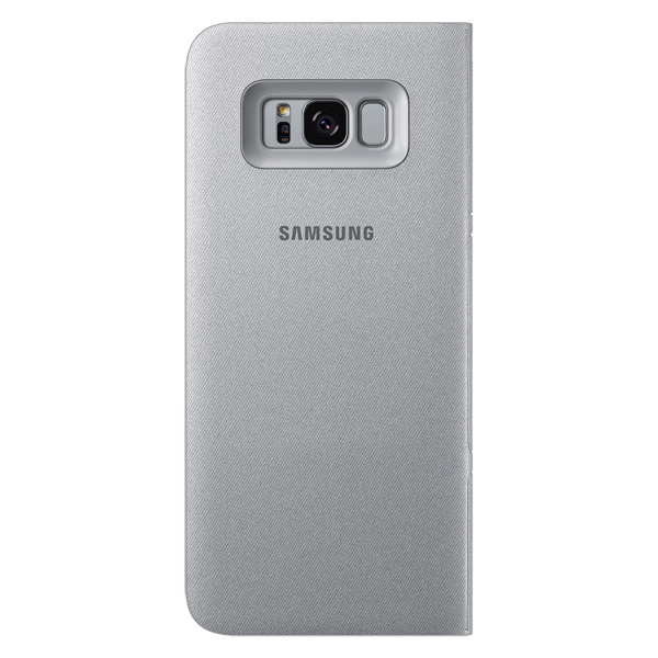 Чехол (флип-кейс) для Samsung Galaxy S8+ LED View Cover серебристый