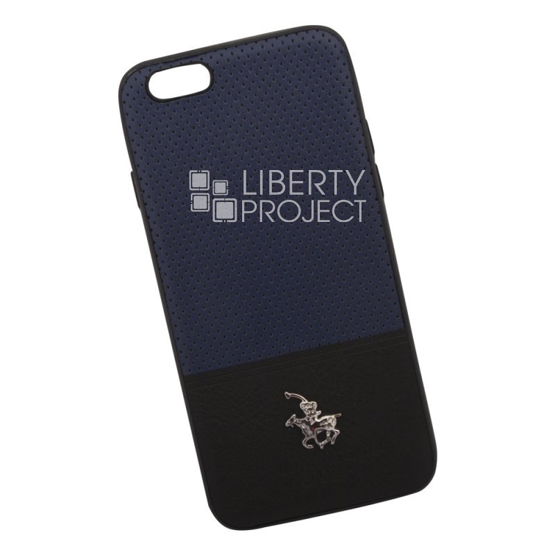 Крышка Apple iPhone 6 Polo Horseman синяя