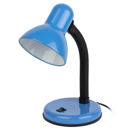 Наст.светильник ЭРА N-120-E27-40W-BU синий