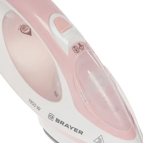 Отпариватель BRAYER 4080BR, белый/розовый