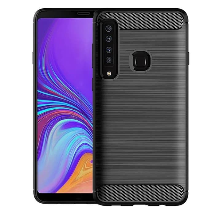 Чехол-силикон Likgus Carbon Samsung A7/A8plus (2018) черный