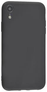 Задняя накладка iPhone XR плетенка силикон черный