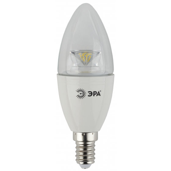 Лампа светодиодная  ЭРА LED smd B35-7w-840-E14-Clear