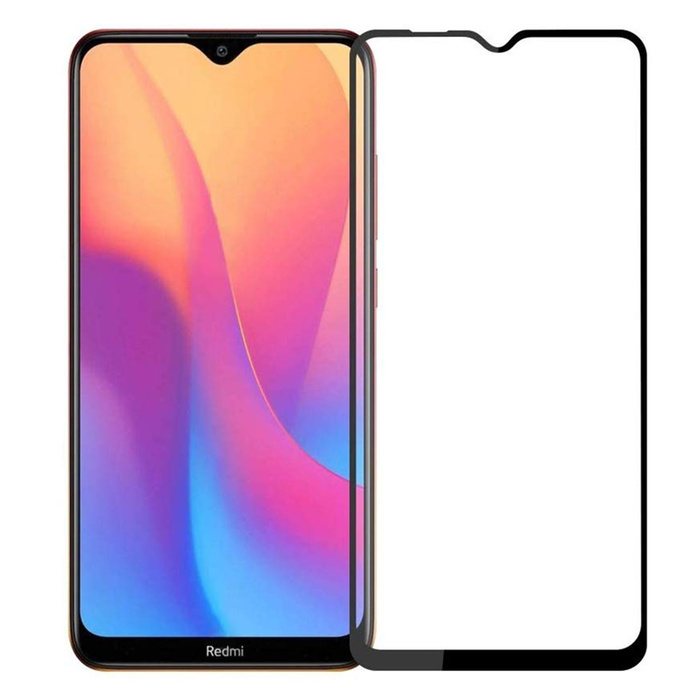 Защитное стекло Xiaomi Redmi 8/8A/Note 8 3D черное